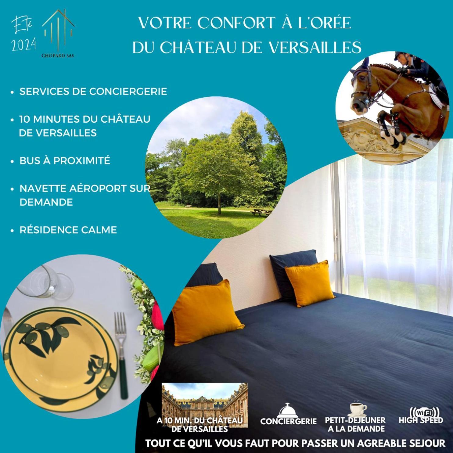 Sejour A 10 Minutes Du Chateau De Versailles Et 20 Minutes De Roland-Garros- Votre Suite Avec Lit King Size Le Chesnay  Extérieur photo